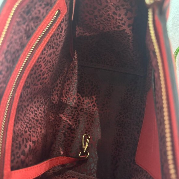 LONGCHAMP Le Pliage Heritage Leather Handbag - Red - NEW! - Picture 11 of 14